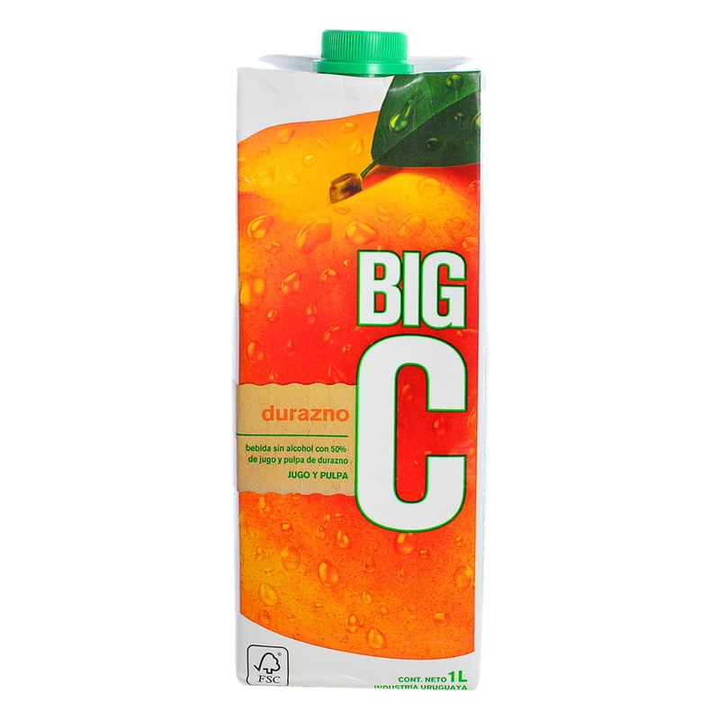 Jugo Big C Durazno 1 L
