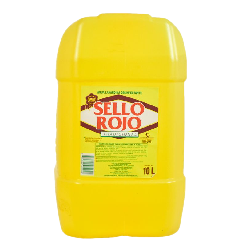Agua Lavandina Sello Rojo 10 L