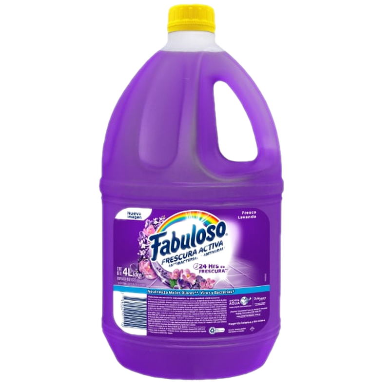 Limpiador Líquido Fabuloso Lavanda Antibacterial 4 L