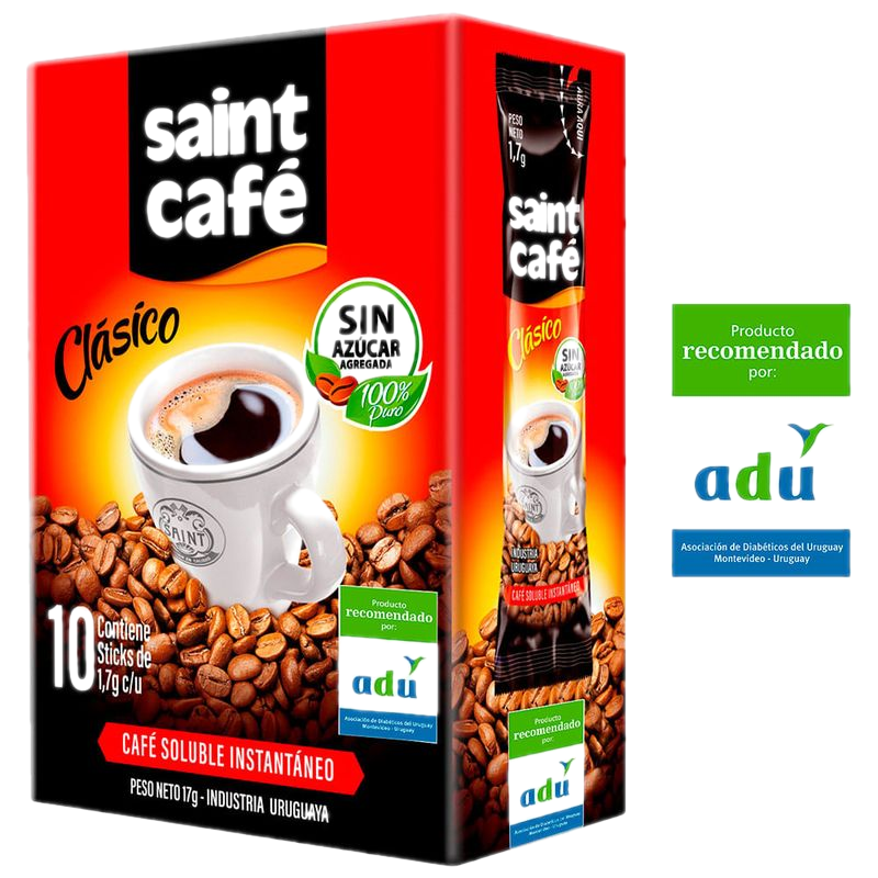 Café Soluble Saint Sticks 10 Unidades