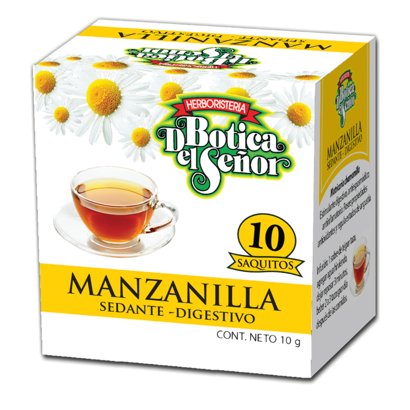 Te Botica Del Señor Manzanilla X 10 Saquitos