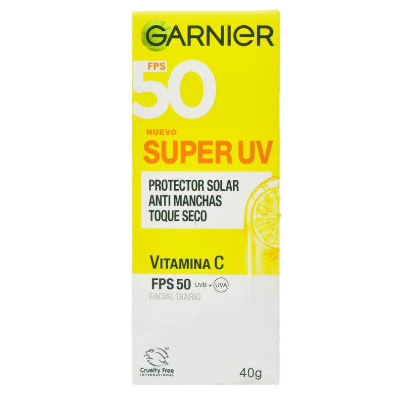 Protector Solar Facial Garnier Súper Uv Fps 50 + 40