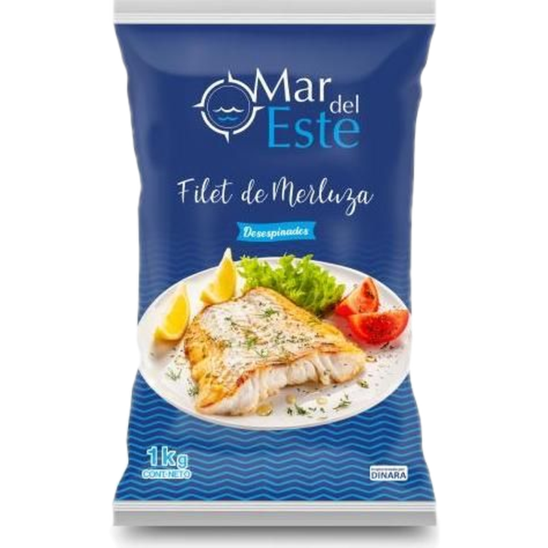 Filet De Merluza Desespinado Mar Del Este 1 Kg