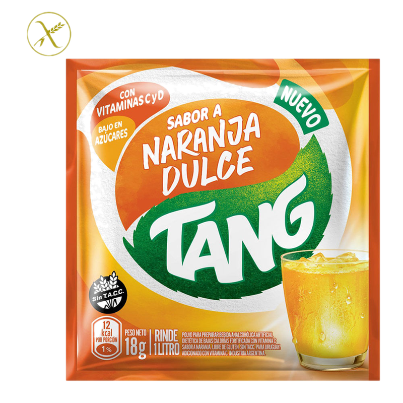 Refresco En Polvo Tang Naranja Dulce 18 G