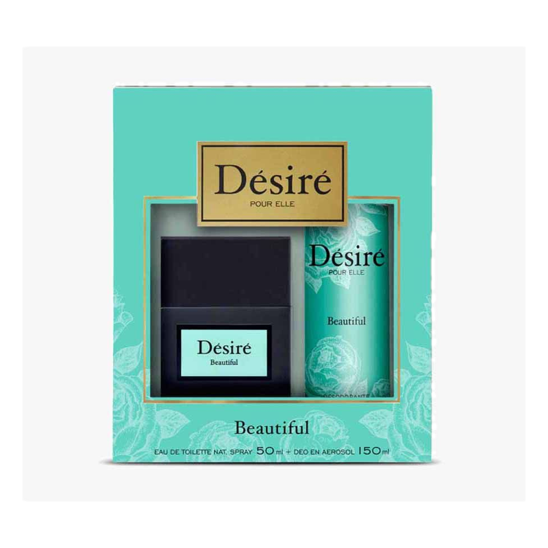 Estuche Desire Beautiful EDT 50ml + Deo 150ml