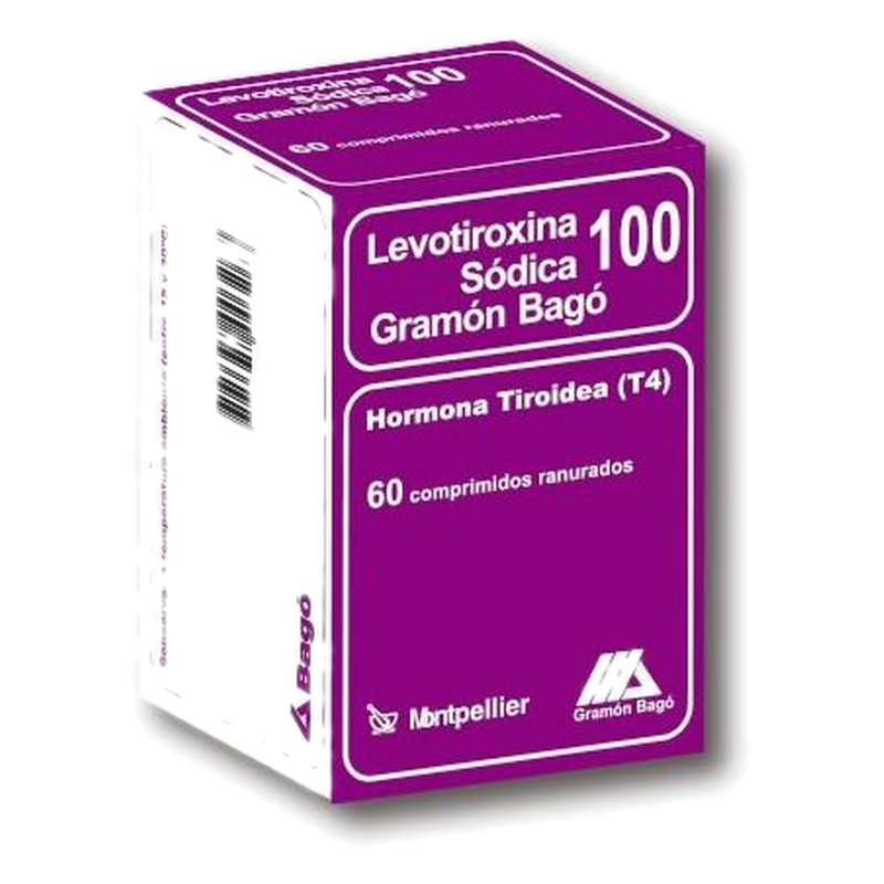 Levotiroxina 100 Bago X 60 Comprimidos