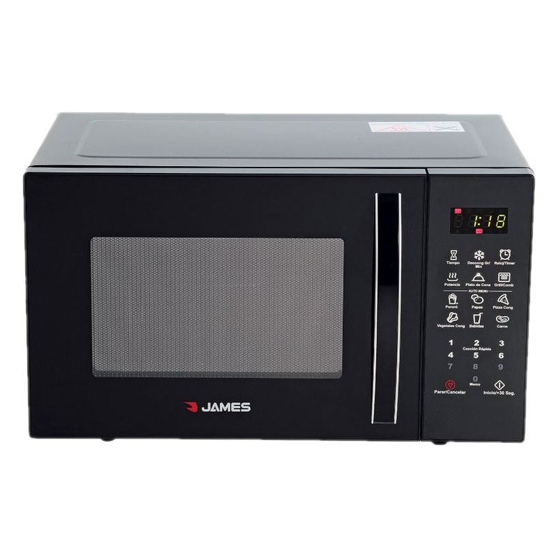 Microondas James 23 L J-23 Mdn Negro