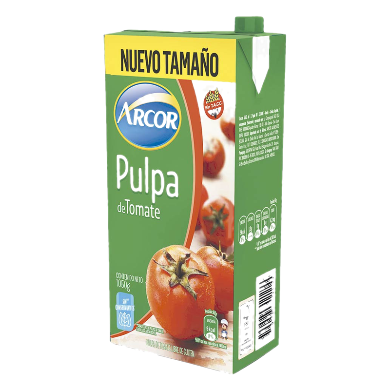 Pulpa De Tomate Suave Arcor 1050 G