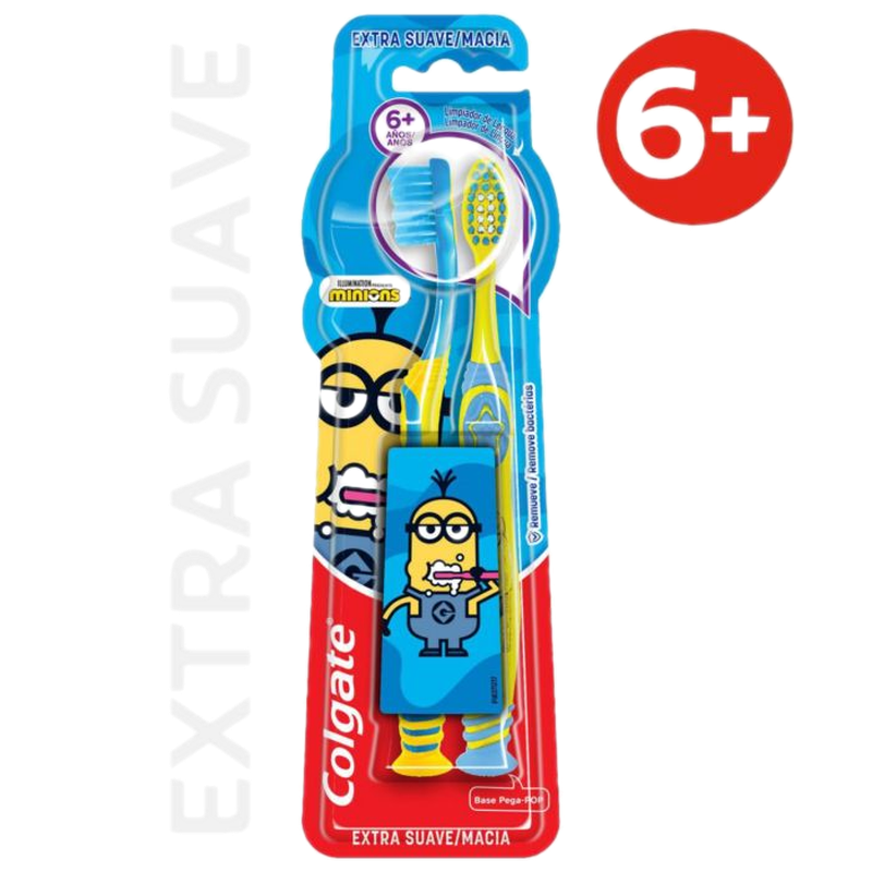 Pack 2 Unidades Cepillo Dental Colgate Smiles Minions