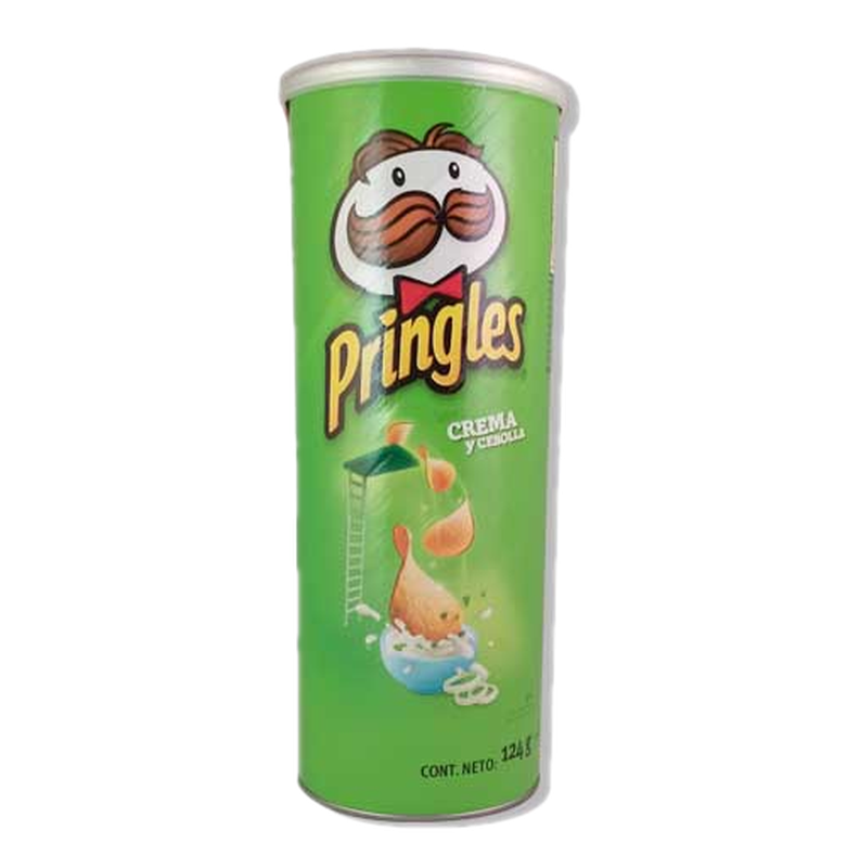 Papas Pringles 124 G Cream & Onion