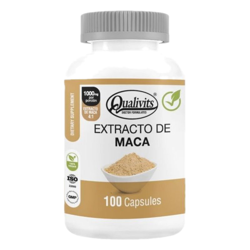Qualivits Extracto De Maca 100 Cápsulas