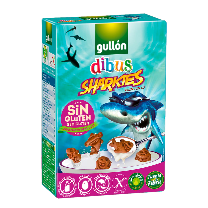 Galletas Gullon Sin Gluten Dibus Sharkies 250 G