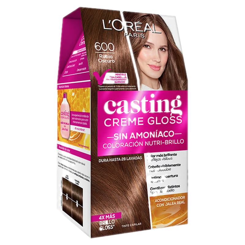 Tinta Casting Creme Gloss N°600 Rubio Oscuro