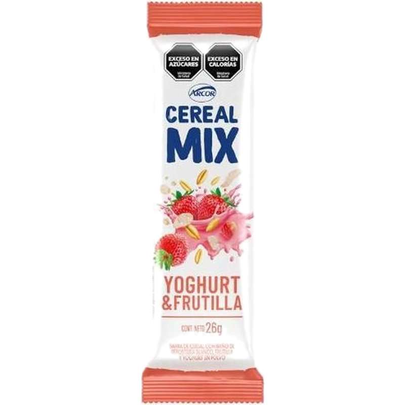 Barrita Cereal Cereal Mix Yoghurt Frutilla Cereal Mix 26 G