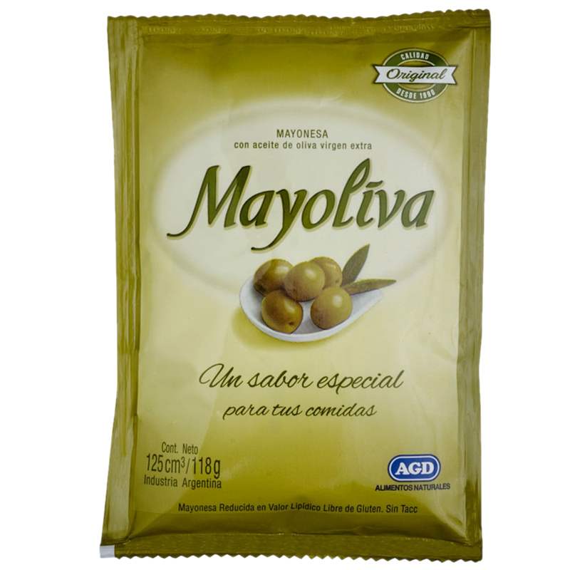 Mayonesa Con Aceite De Oliva Mayoliva 125 Ml