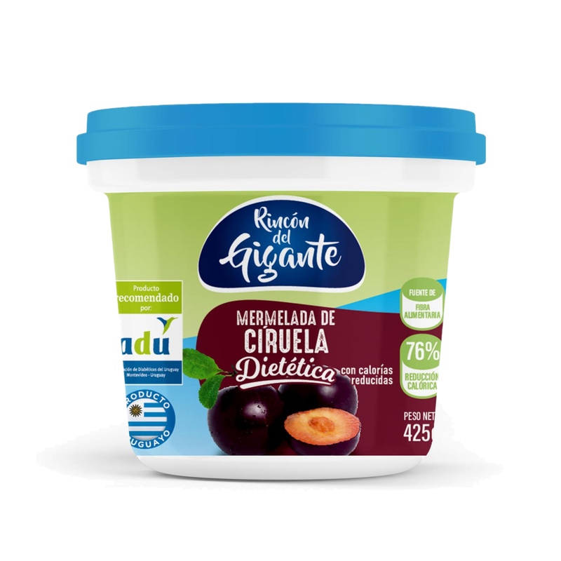 Mermelada Rincon Del Gigante Dietetica Ciruela 425 G