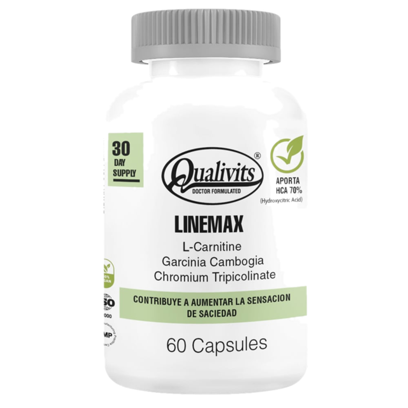 Suplemento Qualivits Linemax + L-carnitine 60 Cápsulas
