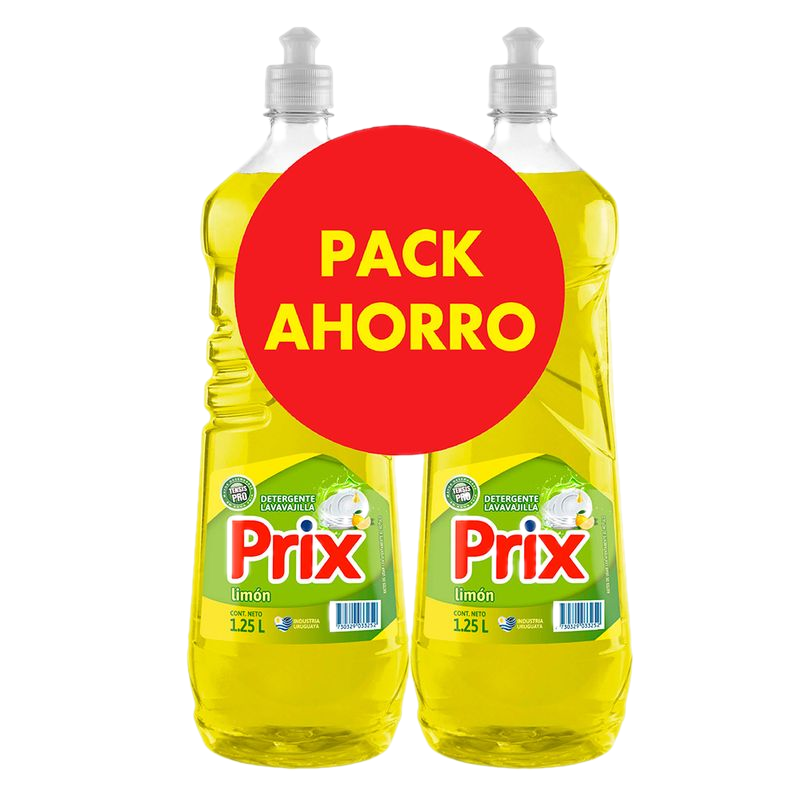 Pack Detergente Lavavajilla Prix 1,25 L