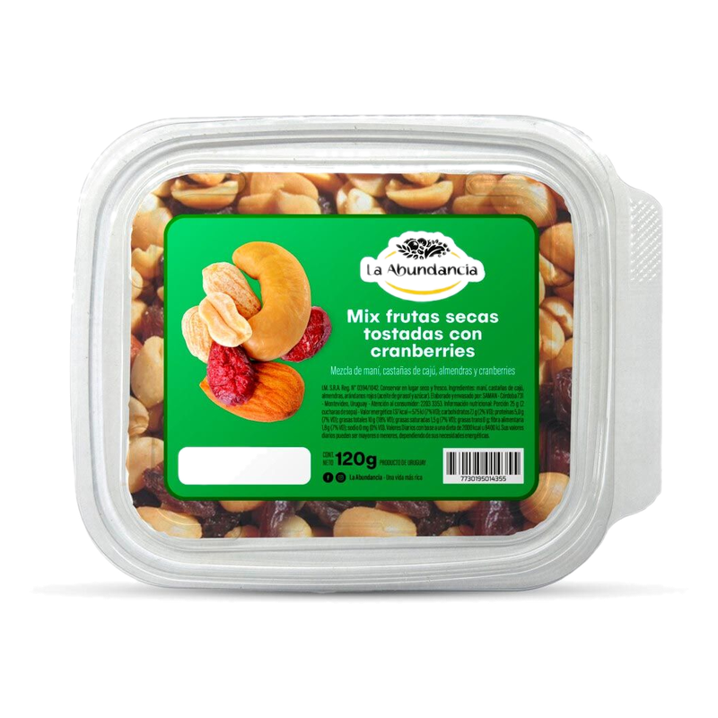 Mix Frutos Secos La Abundancia 120 G