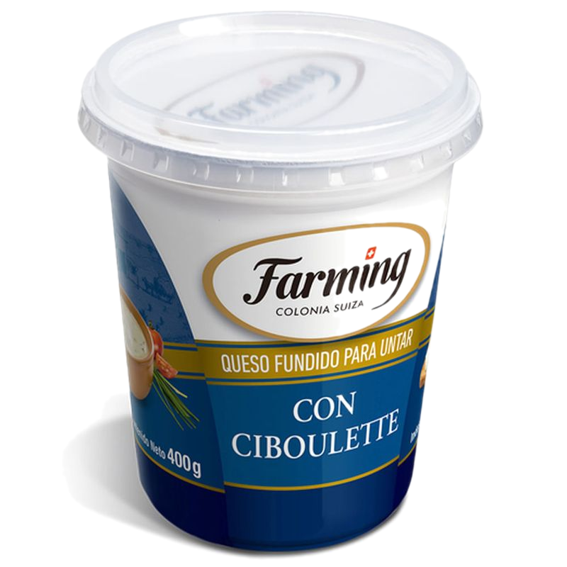 Queso Untable Ciboulette Farming 400 G