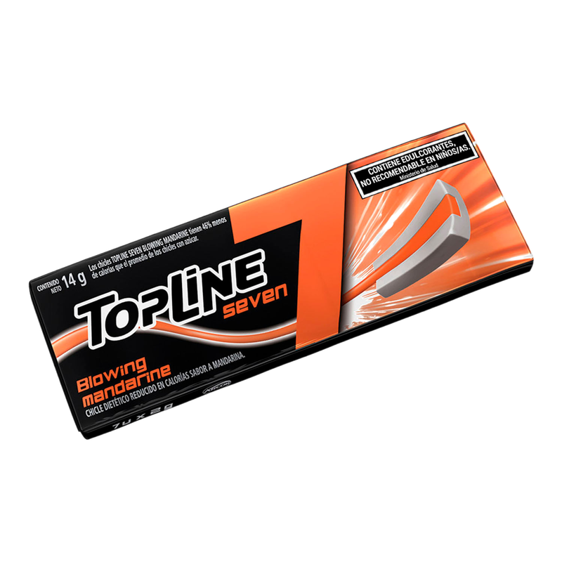 Chicle Topline Mandarina 14 G