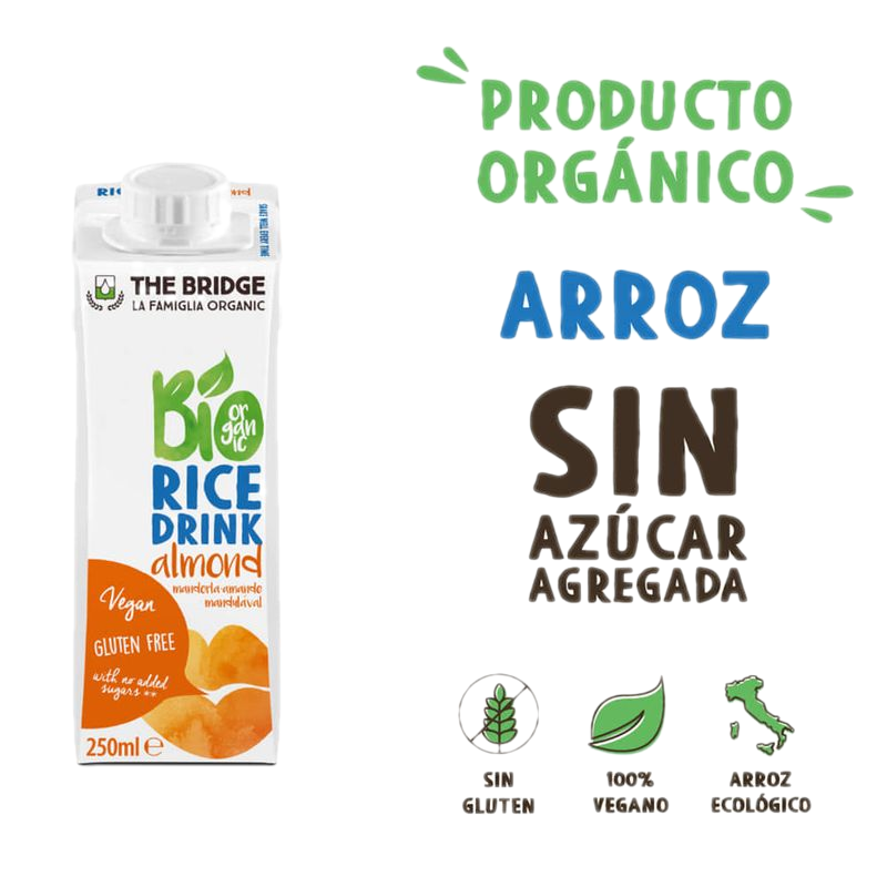Bebida The Bridge Bio De Arroz Y Almendras 250 Ml