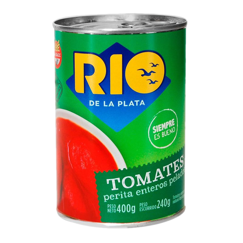 Tomate Pelado Rio De La Plata Sin Tacc 400 G
