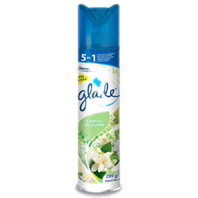 Aromatizante De Ambientes Glade Jazmín En Aerosol 360 Ml