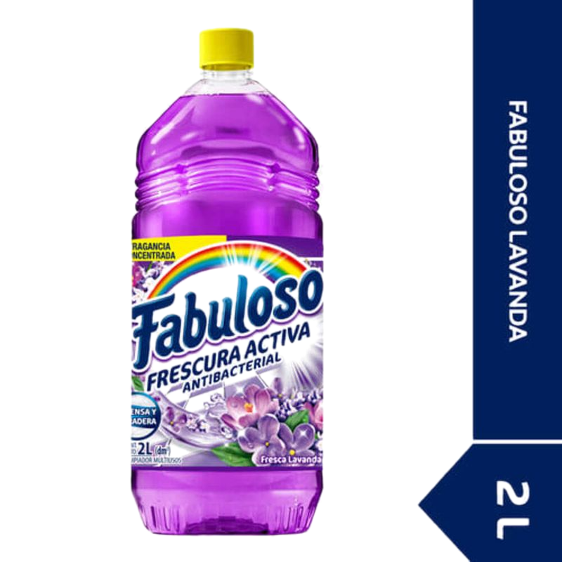 Limpiador Fabuloso Antibacterial Lavanda 2 L