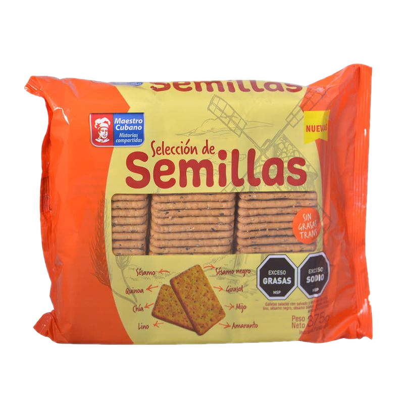 Galletas Maestro Cubano Selección De Semillas 375 G