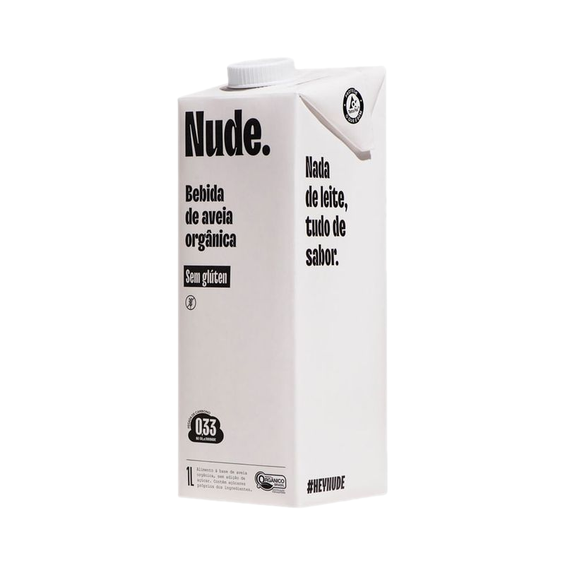 Bebida Avena Nude Orgánica 1 L