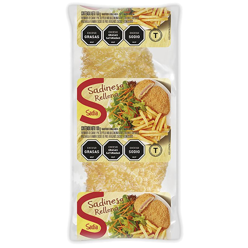 Rebozado De Pollo Relleno Sadinesa 100 G