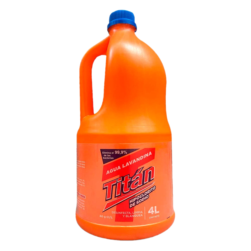 Agua Lavandina Titan 4 L