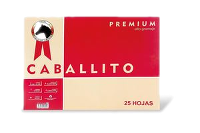Papel Caballito 25 Hojas Premium 180 G