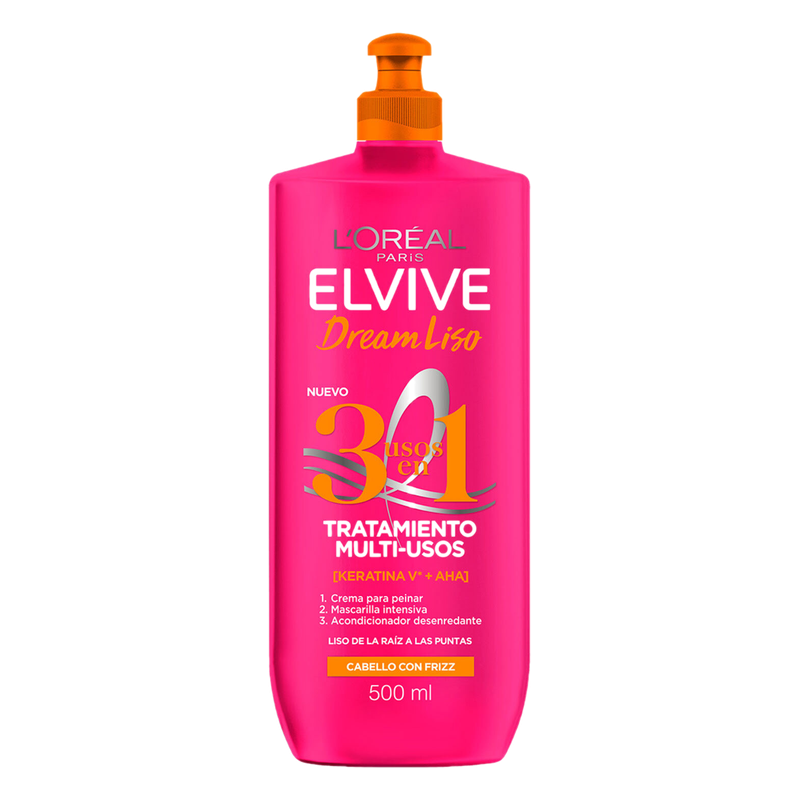 Crema Para Peinar Elvive Dream Liso 500 Ml