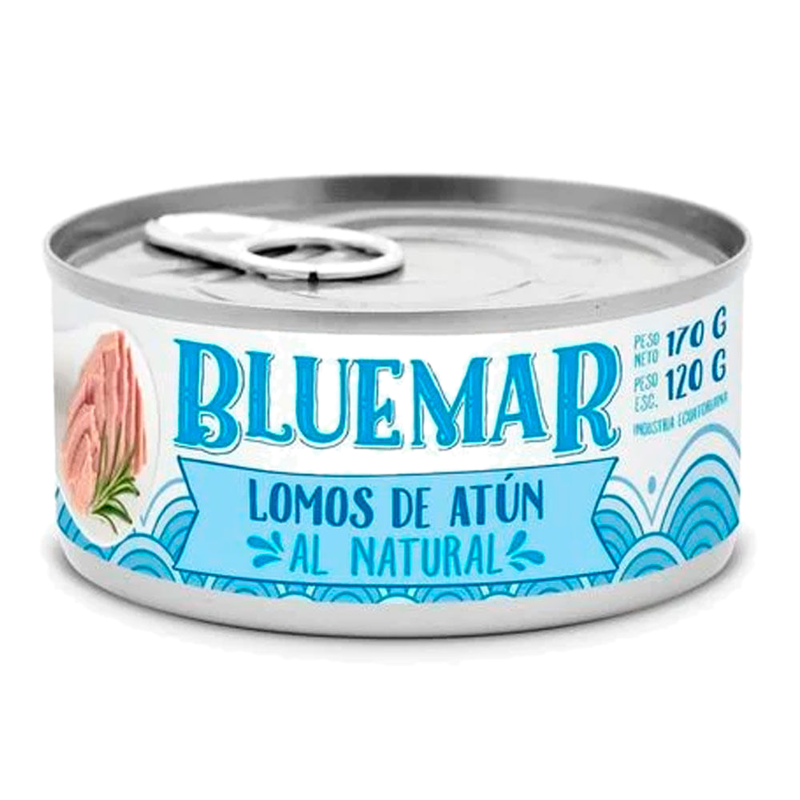 Atun En Lomos Al Natural Blue Mar 170 G