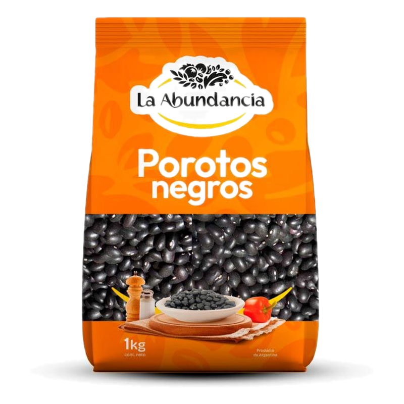 Porotos Negros La Abundancia 1 Kg