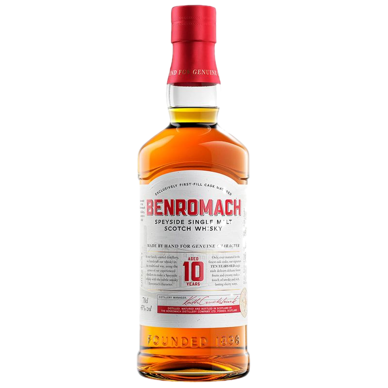 Whisky Benromach 10 Years Single Malt Scotch 700 Ml