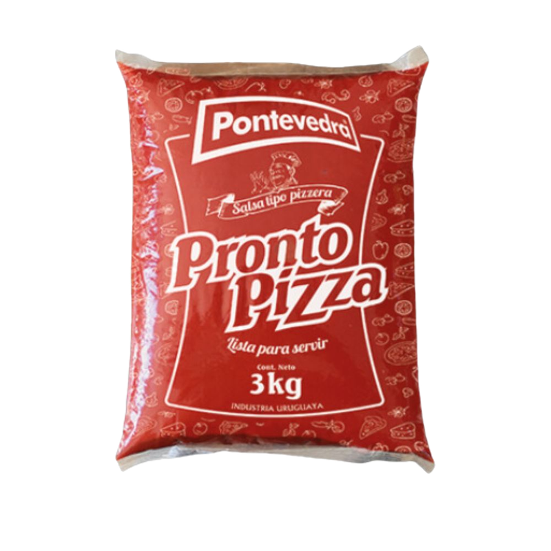 Salsa De Tomate Pronto Pizza Pontevedra 3 Kg