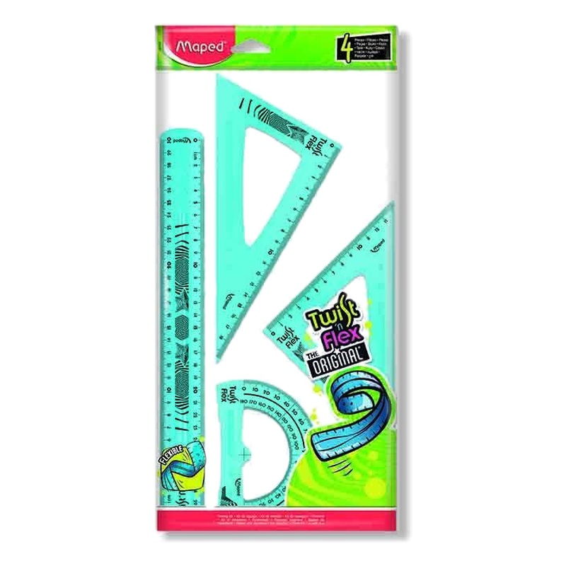 Juego De Geometría Maped 30 Cm Twist´n