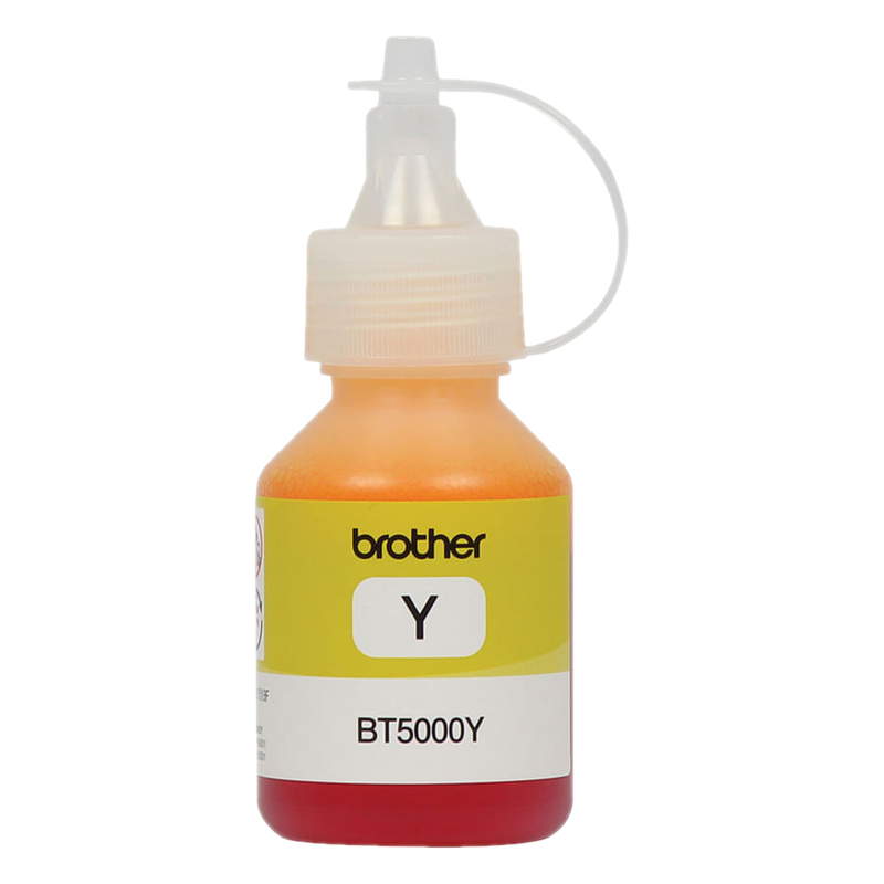 Botella De Tinta Brother Bt5001y Amarillo 41 Ml
