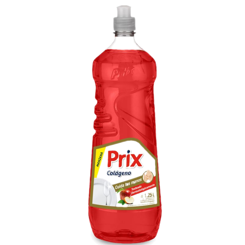 Detergente Prix Cólageno Manzana 1,25 L
