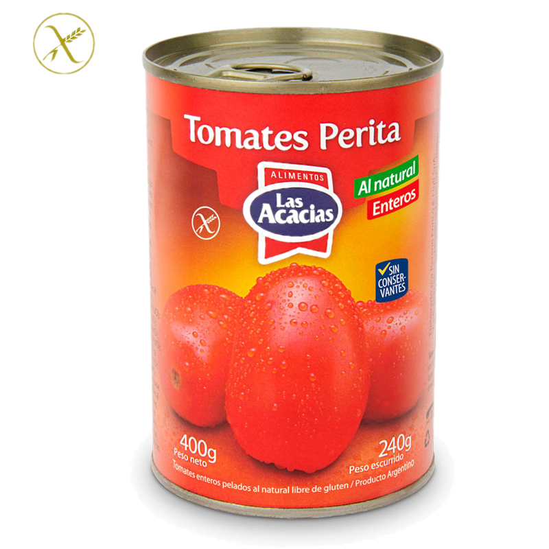 Tomates Perita Enteros Pelados Las Acacias 400 G