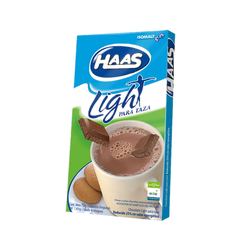 Chocolate Haas Diet Taza 70 G