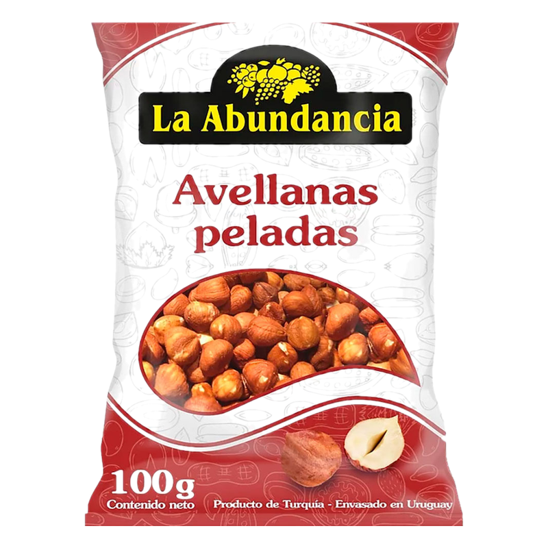 Avellanas La Abundancia Sin Cascara 100 G