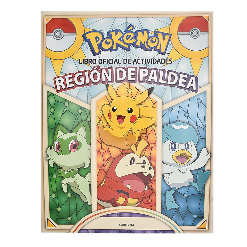 Libro Pokémon Actividades Región De Paldea