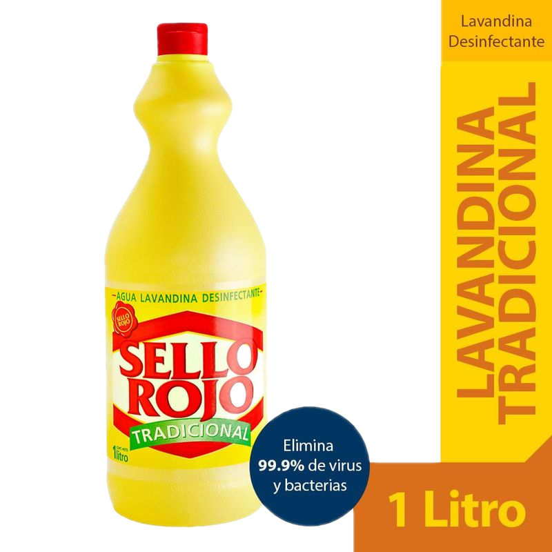 Agua Lavandina Sello Rojo 1 L