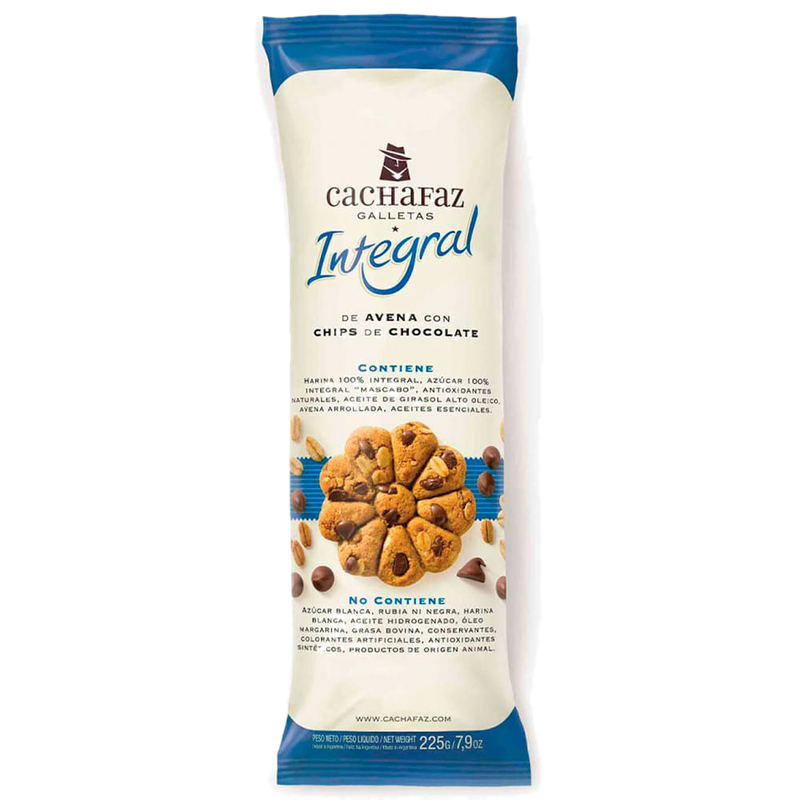 Galletita Integral Cachafaz Chispas Chocolate 225 G