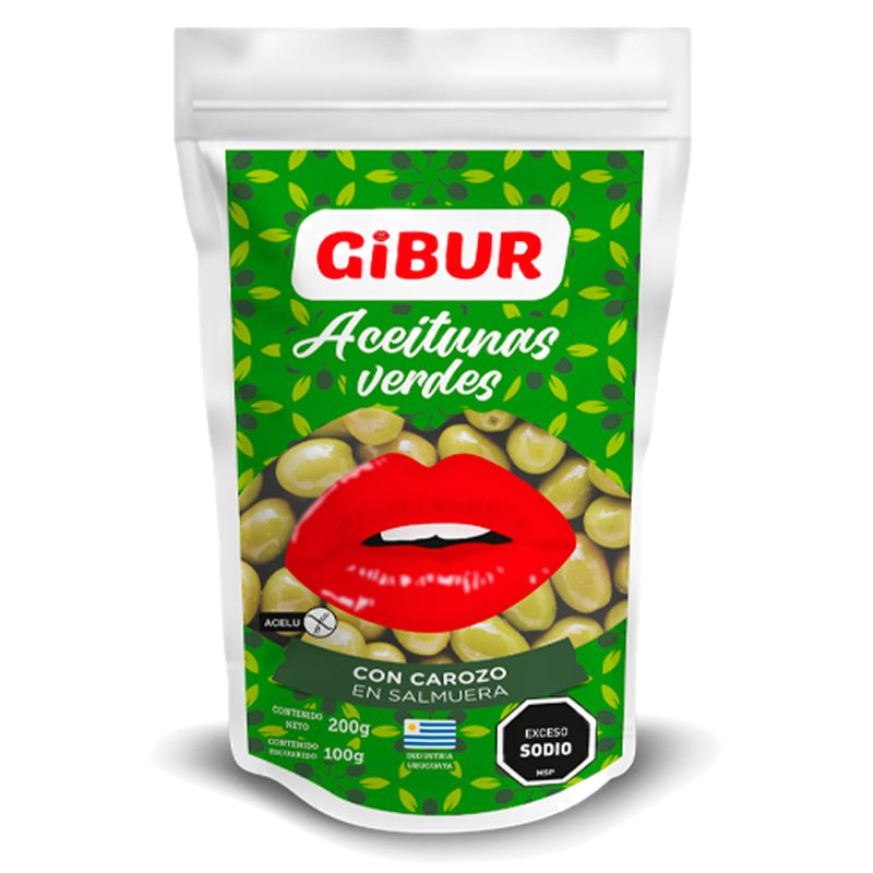 Aceitunas Con Carozo Gibur 100 G