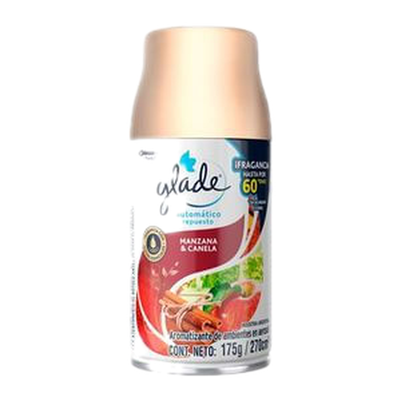Aromatizante De Ambiente Glade Automatico Manzana Y Canela R